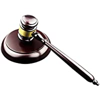 Gavel de madera y bloque redondo conjunto de martillo de madera hecho a mano con bloque para juez de abogado- venta de…